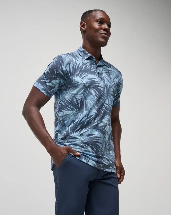 Men FOREST RESERVE POLO Dream Blue TravisMathew Polos