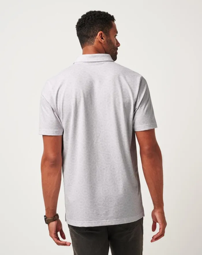 Men FREE PASSAGE POLO White TravisMathew Polos