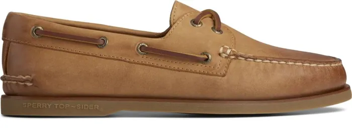 Men Gold Cup Authentic Original Boat Shoe Tan Sperry Boat Shoes