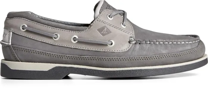 Men Gold Cup Mako Boat Shoe Grey Sperry Boat Shoes