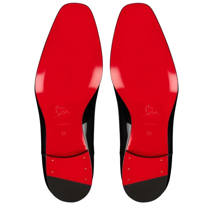 Men Greg On Laceup Shoes 8211 Patent Calf 8211 Black Black Christian Louboutin Loafers and Slipons