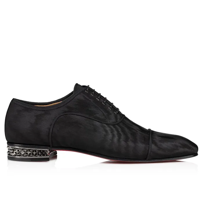 Men Greggyrocks Laceup Shoes 8211 Fabric 8211 Black Black Christian Louboutin Buckles and Laceups