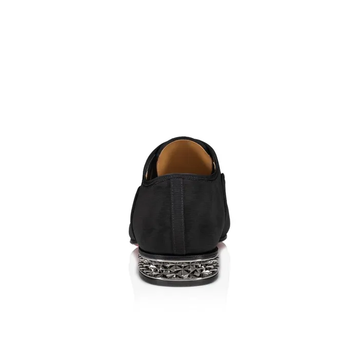 Men Greggyrocks Laceup Shoes 8211 Fabric 8211 Black Black Christian Louboutin Buckles and Laceups