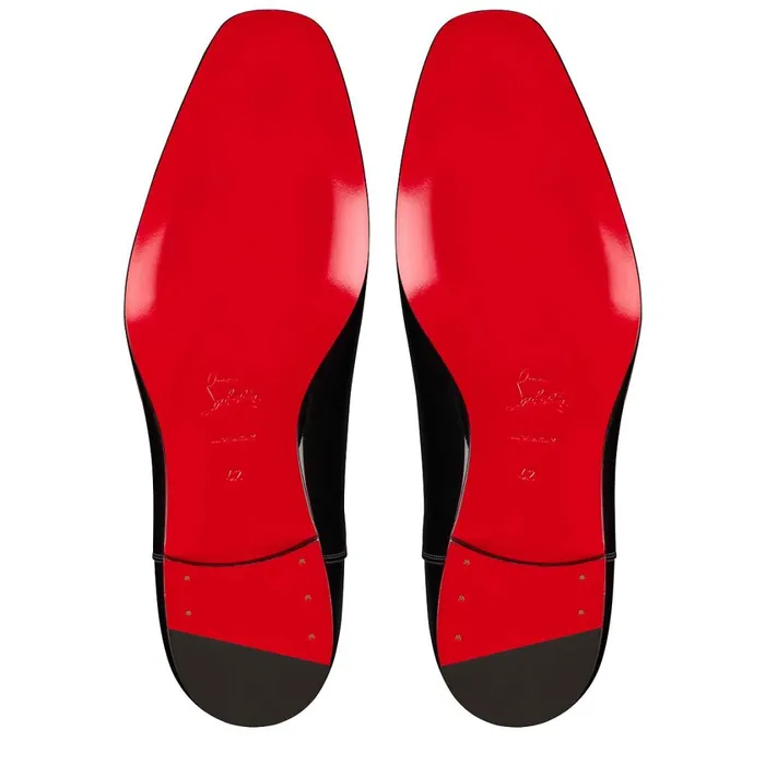 Men Greghost Laceup Shoes 8211 Patent Calf 8211 Black Black Christian Louboutin Buckles and Laceups