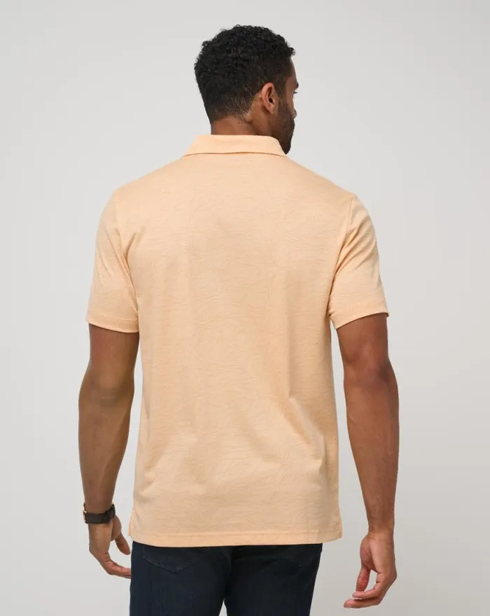 Men GUIDING LIGHT POLO Apricot TravisMathew Polos