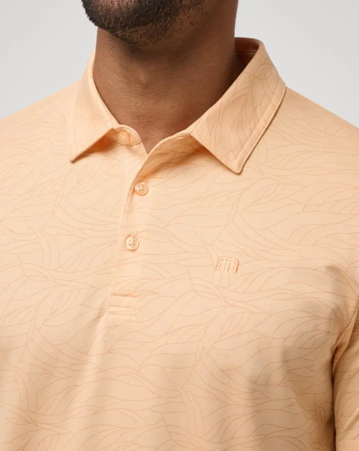 Men GUIDING LIGHT POLO Apricot TravisMathew Polos