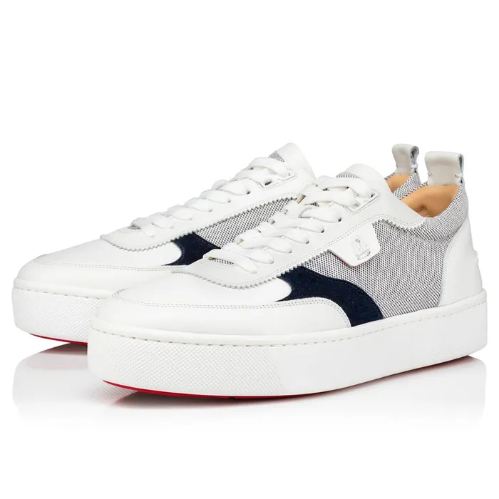 Men Happyrui Sneakers 8211 Calf Leather Fabric And Veau Velours 8211 Multicolor Multicolor Christian Louboutin Low Top Sneakers Men Happyrui Sneakers 8211 Calf Leather Fabric And Veau Velours 8211 Multicolor Multicolor Christian Louboutin Low Top Sneakers