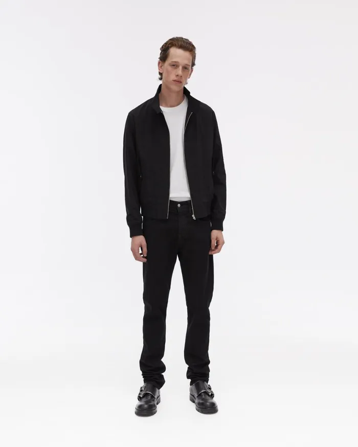 Men Harrington Jacket Black Helmut Lang Jackets