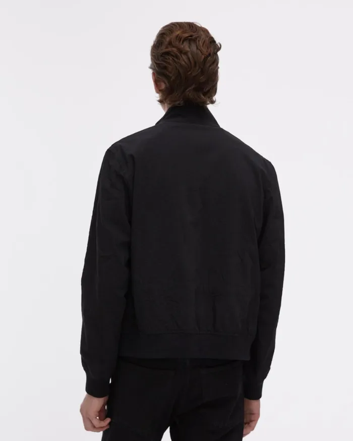 Men Harrington Jacket Black Helmut Lang Jackets