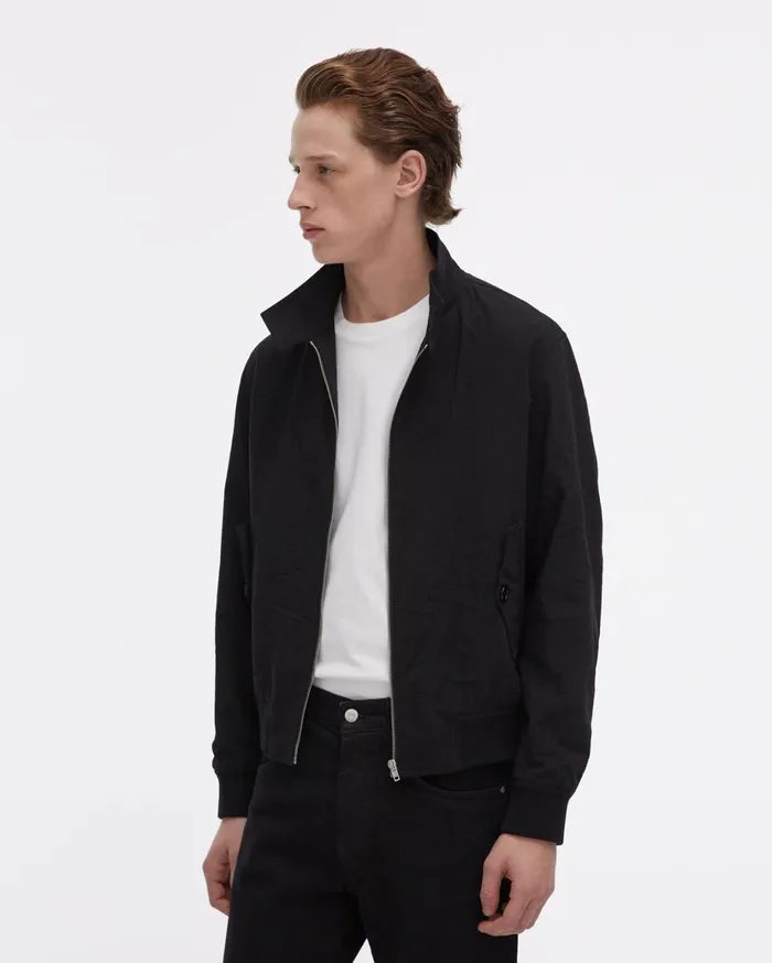 Men Harrington Jacket Black Helmut Lang Jackets
