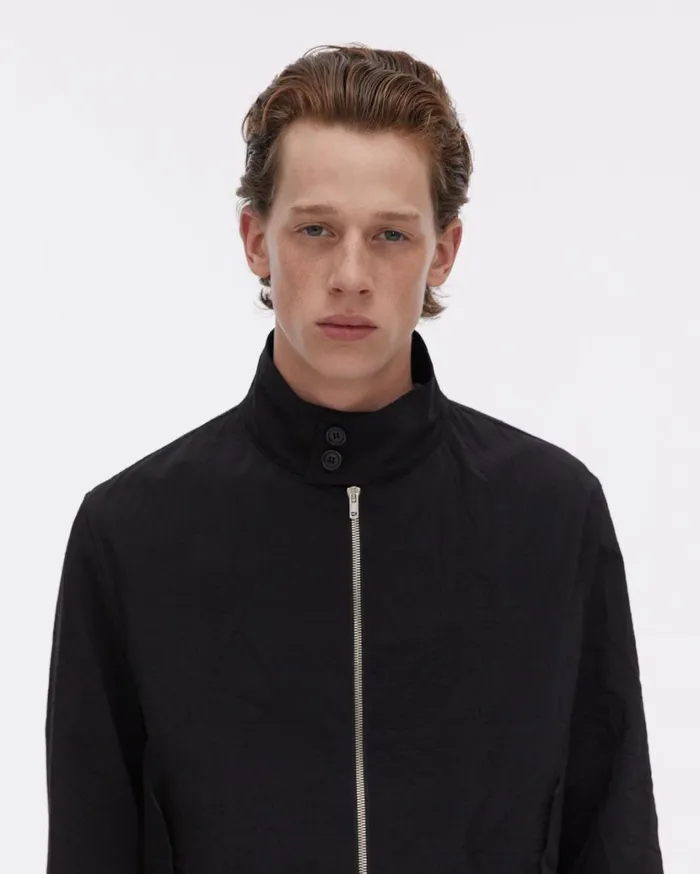 Men Harrington Jacket Black Helmut Lang Jackets