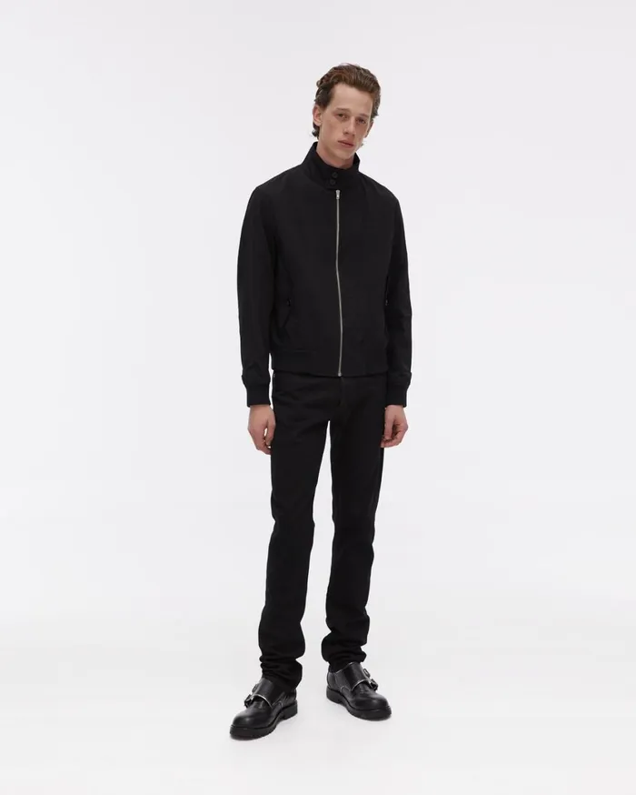 Men Harrington Jacket Black Helmut Lang Jackets