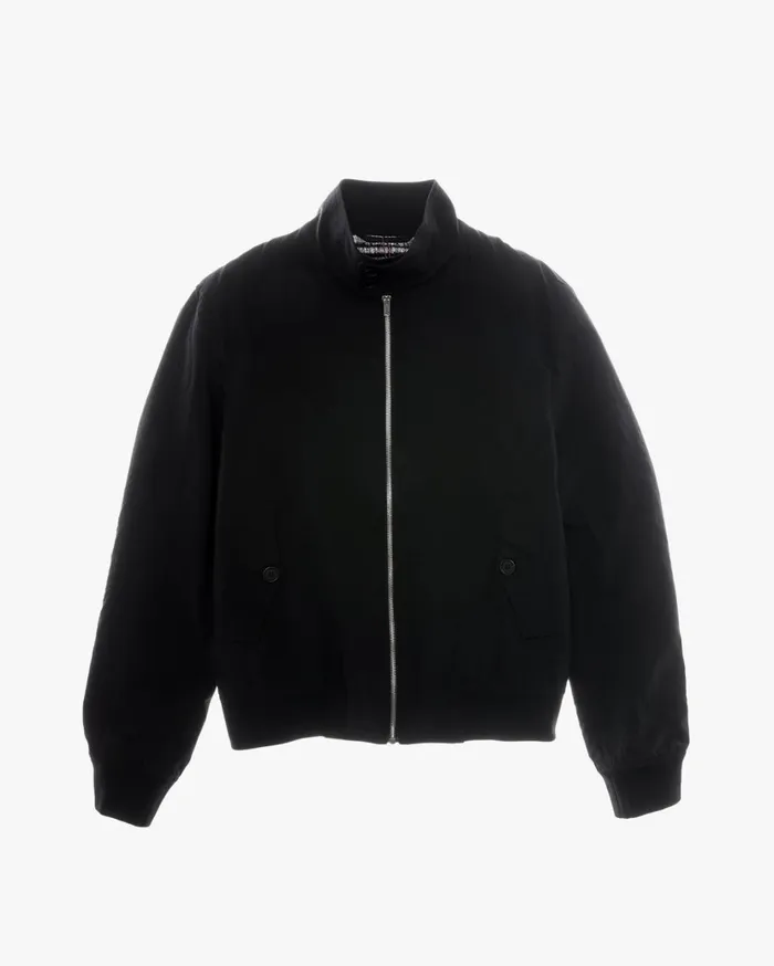 Men Harrington Jacket Black Helmut Lang Jackets