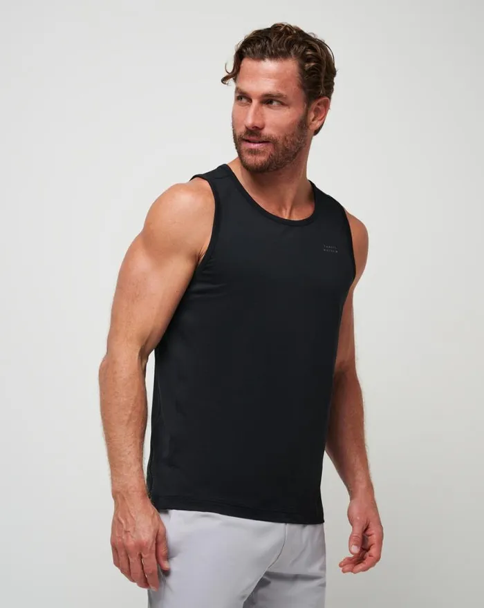 Men HEATER PRO TANK Black TravisMathew Tees