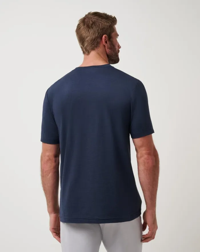 Men HEATER PRO TEE Total Eclipse TravisMathew Tees