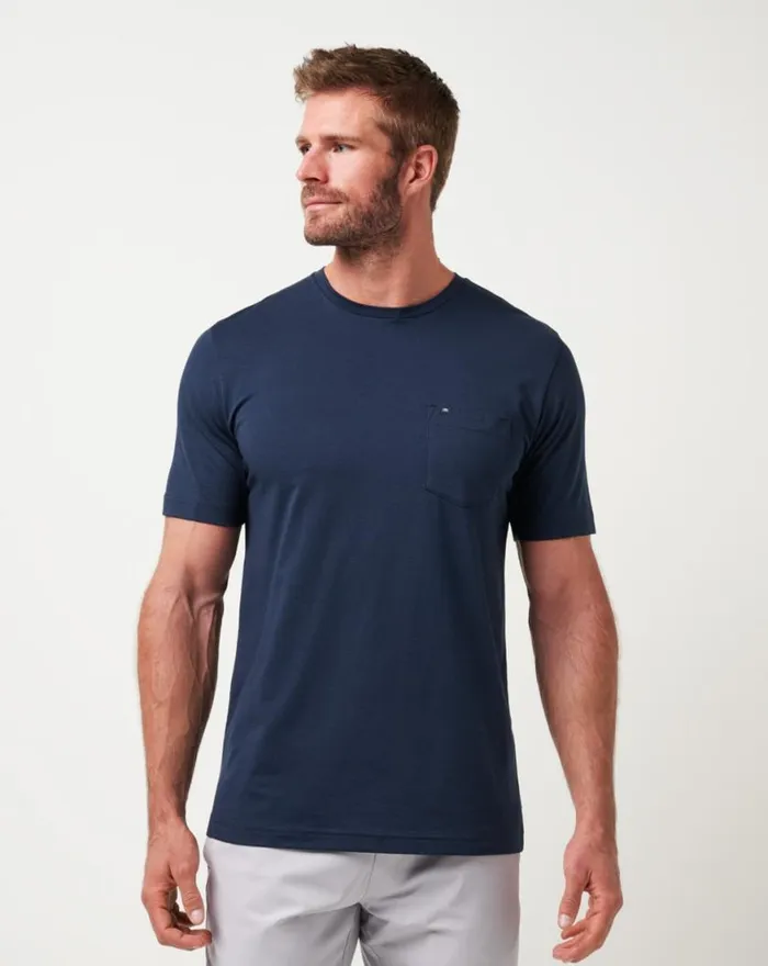 Men HEATER TEE Total Eclipse TravisMathew Tees