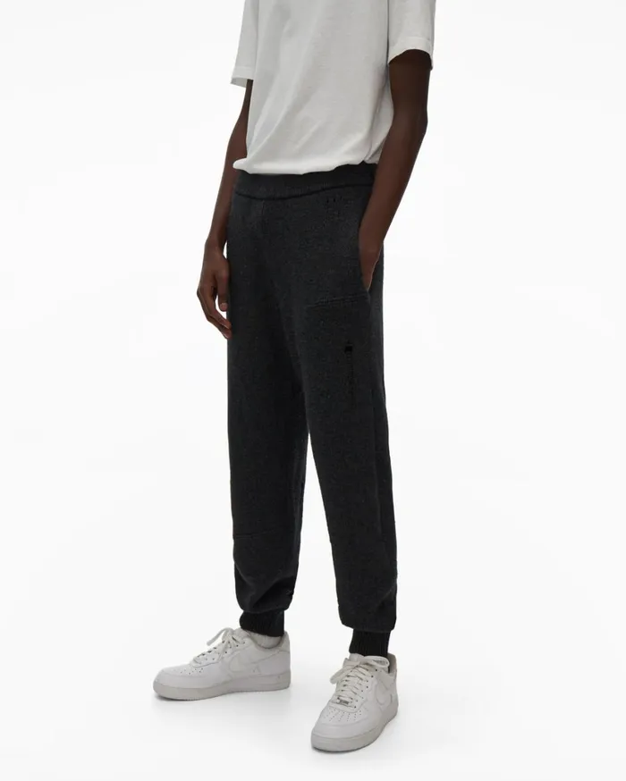 Men Heritage Distressed Jogger Charcoal Helmut Lang Pants
