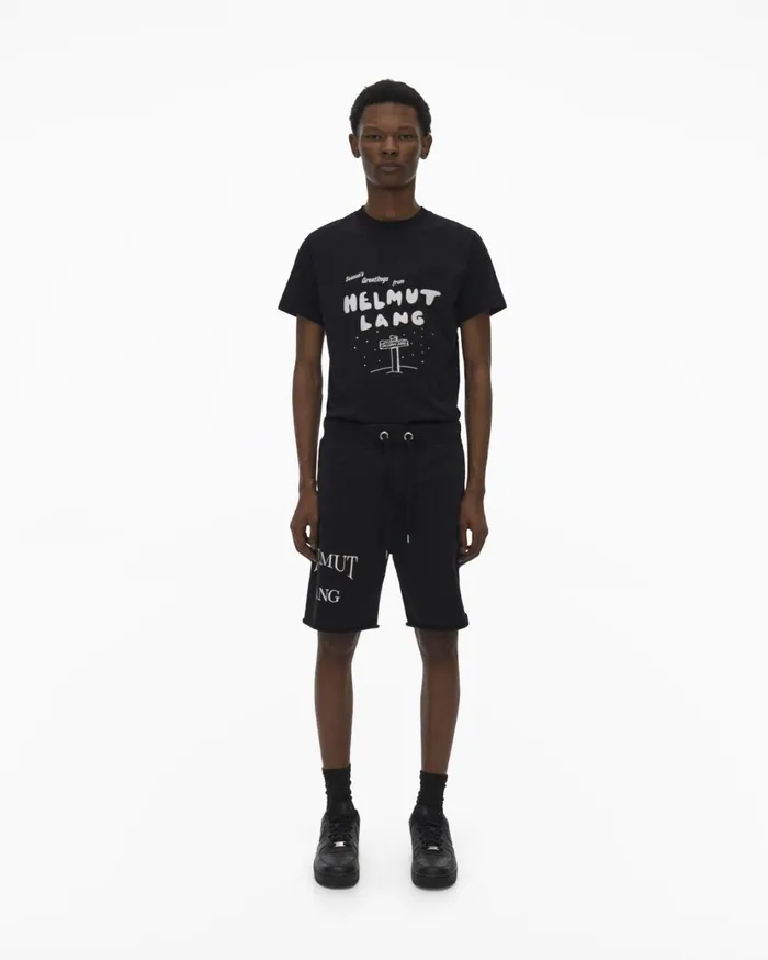 Men HL Ocean Short Basalt Black Helmut Lang Shorts