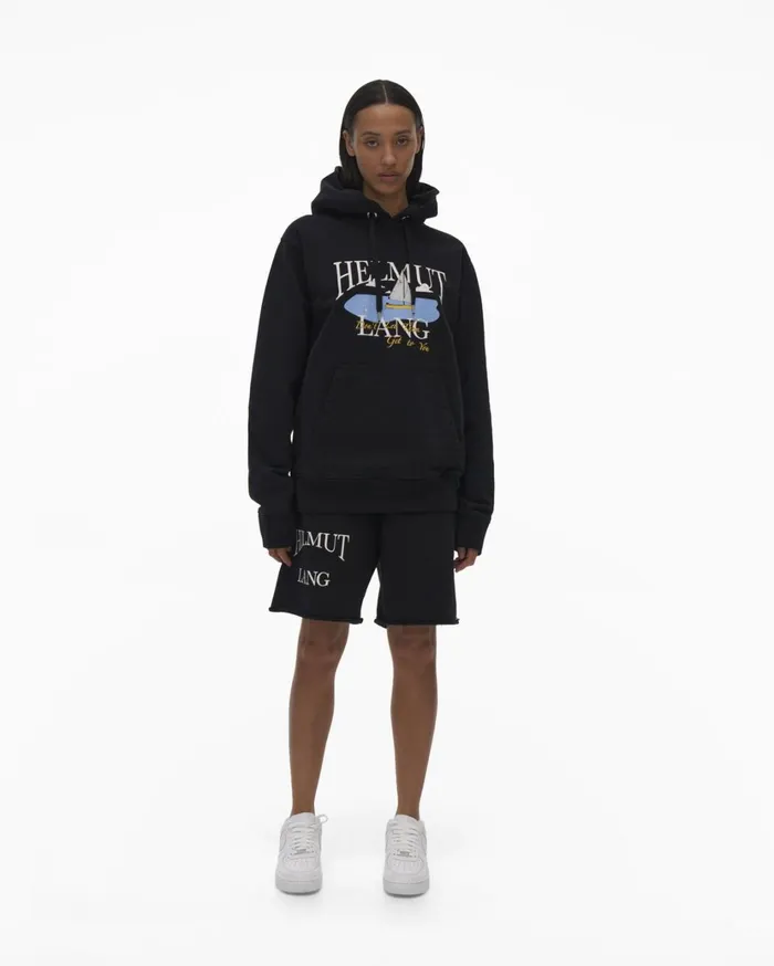 Men HL Ocean Short Basalt Black Helmut Lang Shorts