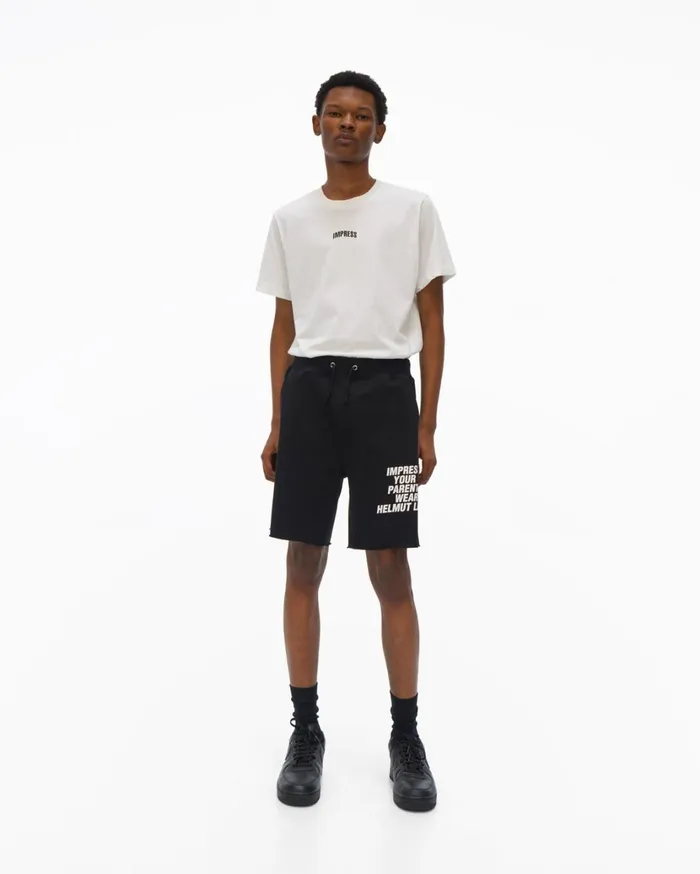 Men Impress Short Basalt Black Helmut Lang Shorts