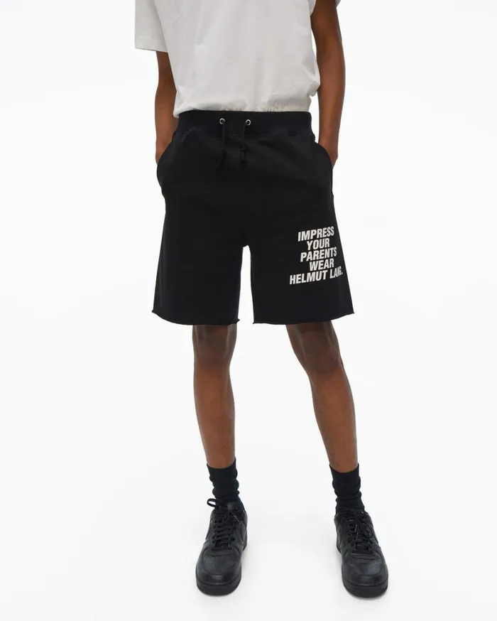 Men Impress Short Basalt Black Helmut Lang Shorts