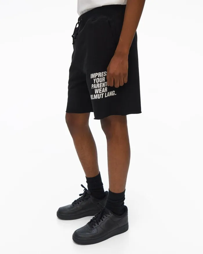 Men Impress Short Basalt Black Helmut Lang Shorts