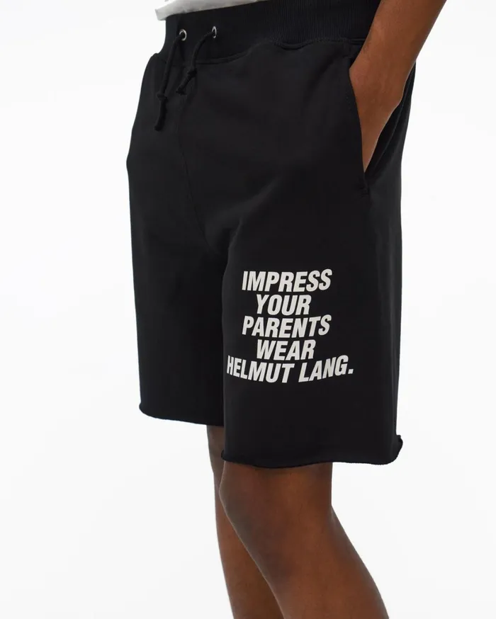 Men Impress Short Basalt Black Helmut Lang Shorts