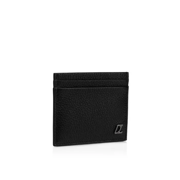 Men Kios Card Holder 8211 Calf Leather 8211 Black Black Christian Louboutin Wallets and Cardholders