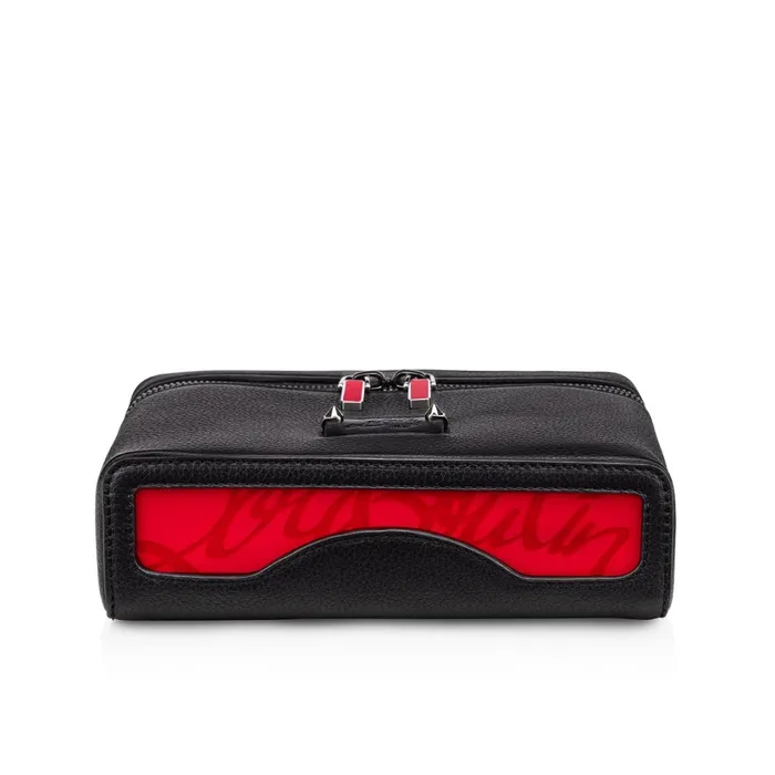Men Kypipouch Small Pouch 8211 Calf Leather 8211 Black Black Christian Louboutin Crossbody Bags