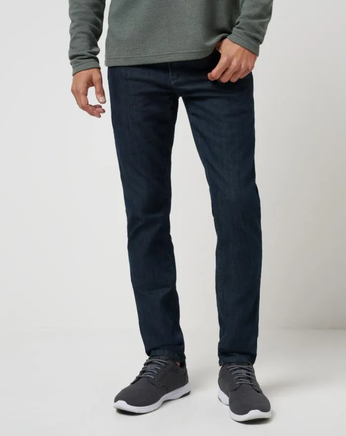 Men LEGACY FEATHERWEIGHT JEANS Dark Denim TravisMathew Pants