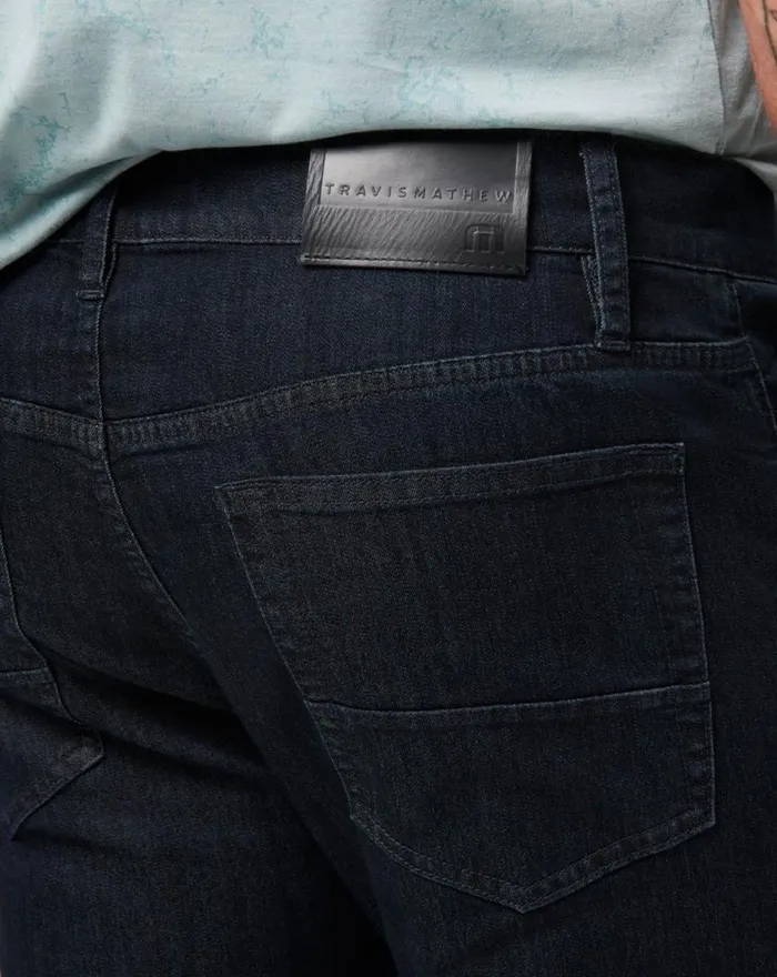 Men LEGACY FEATHERWEIGHT JEANS Dark Denim TravisMathew Pants