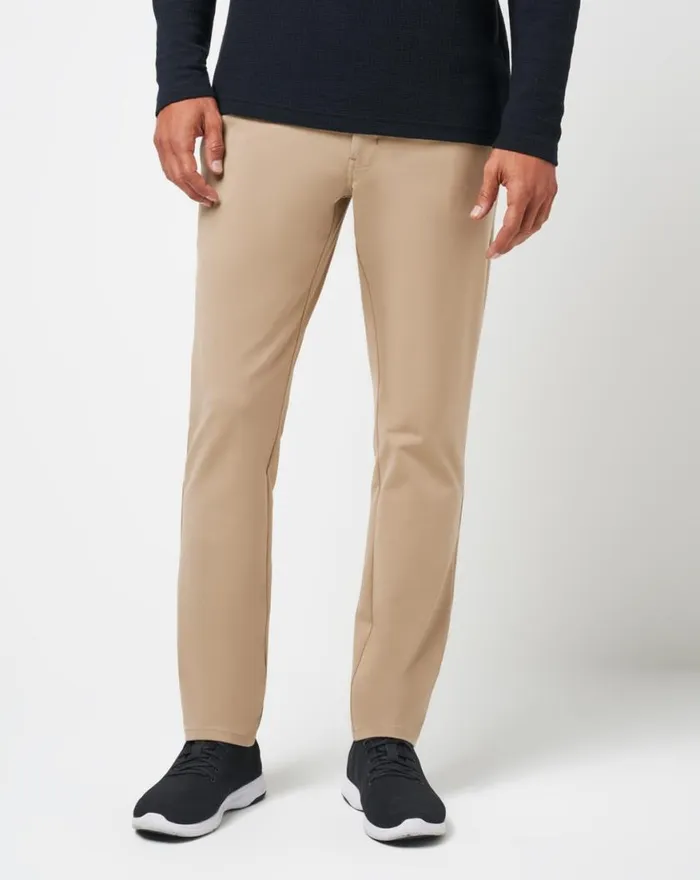 Men LEGACY STRETCHKNIT PANT Khaki TravisMathew Pants