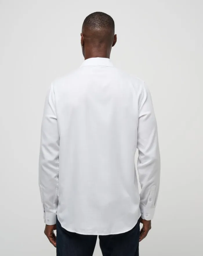 Men LITTLE LEARY BUTTONUP White TravisMathew ButtonUps