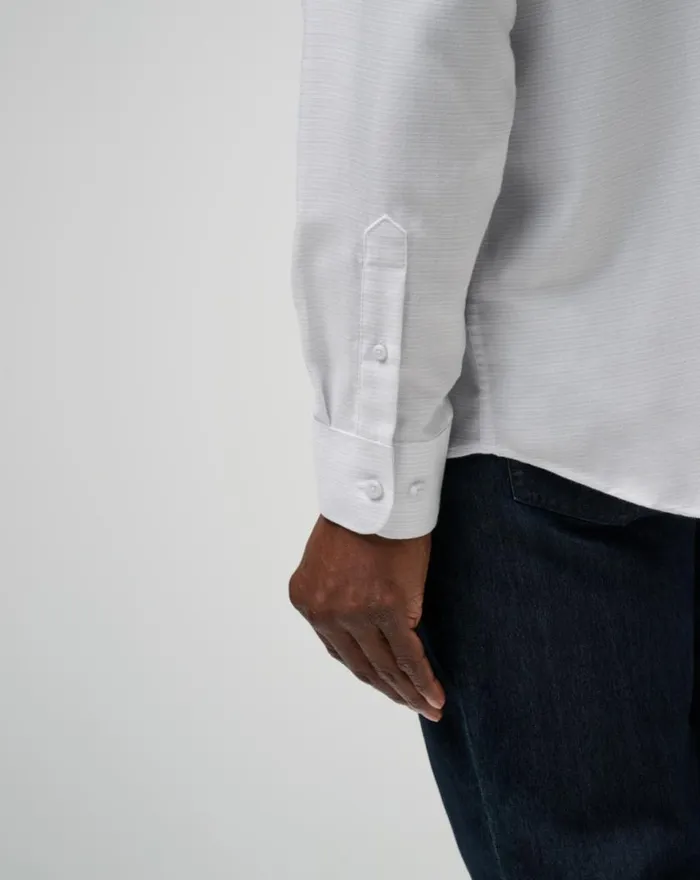 Men LITTLE LEARY BUTTONUP White TravisMathew ButtonUps