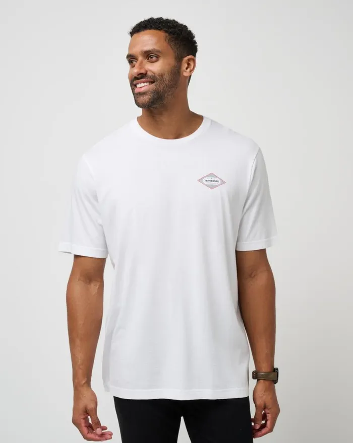 Men LOCAL COLOR TEE White TravisMathew Tees