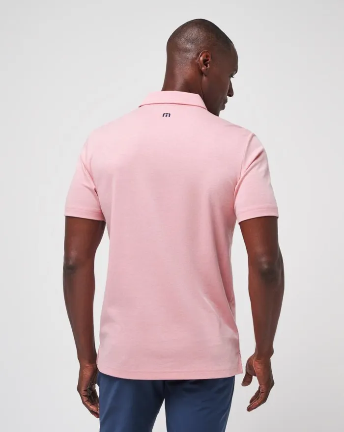 Men LOCAL DISCOUNT POLO Heather Blush TravisMathew Polos