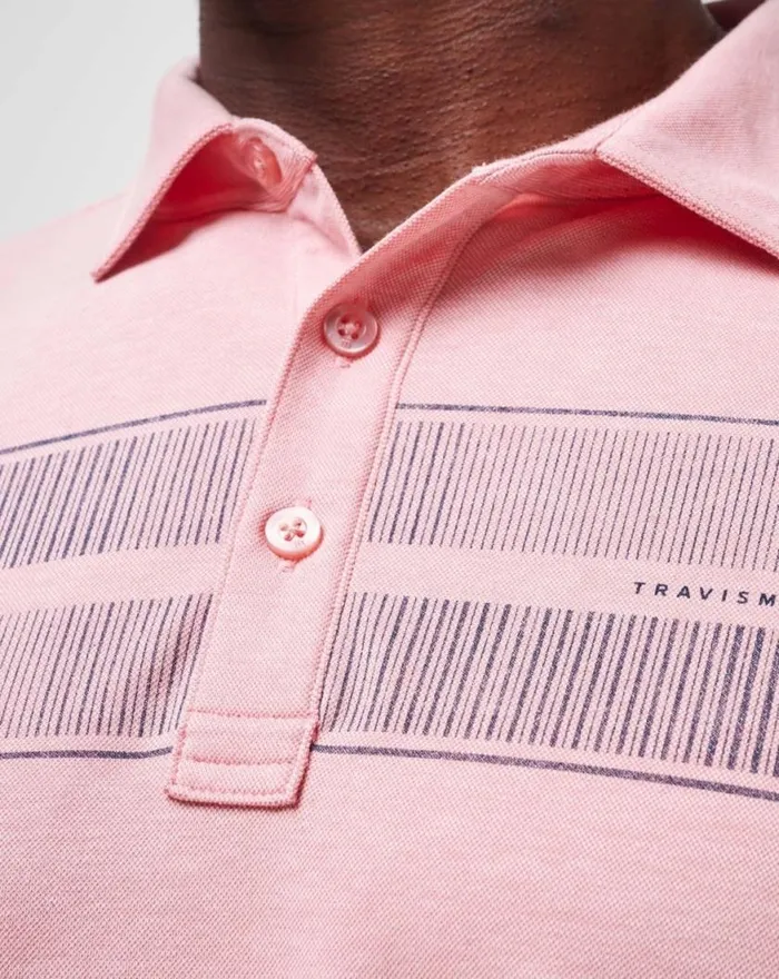 Men LOCAL DISCOUNT POLO Heather Blush TravisMathew Polos