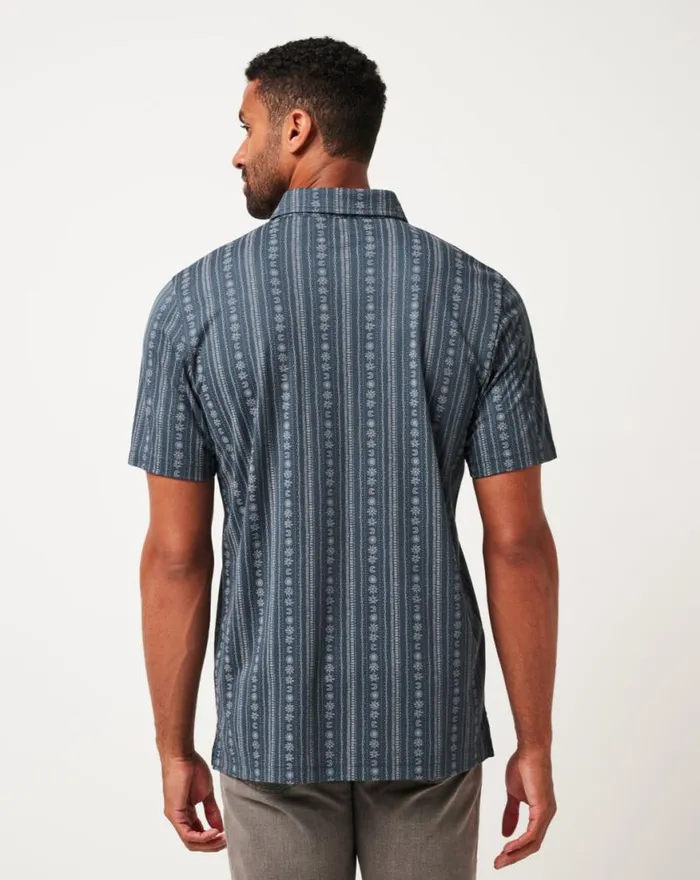 Men LOCAL TREASURE POLO Mood Indigovintage Indigo TravisMathew Polos