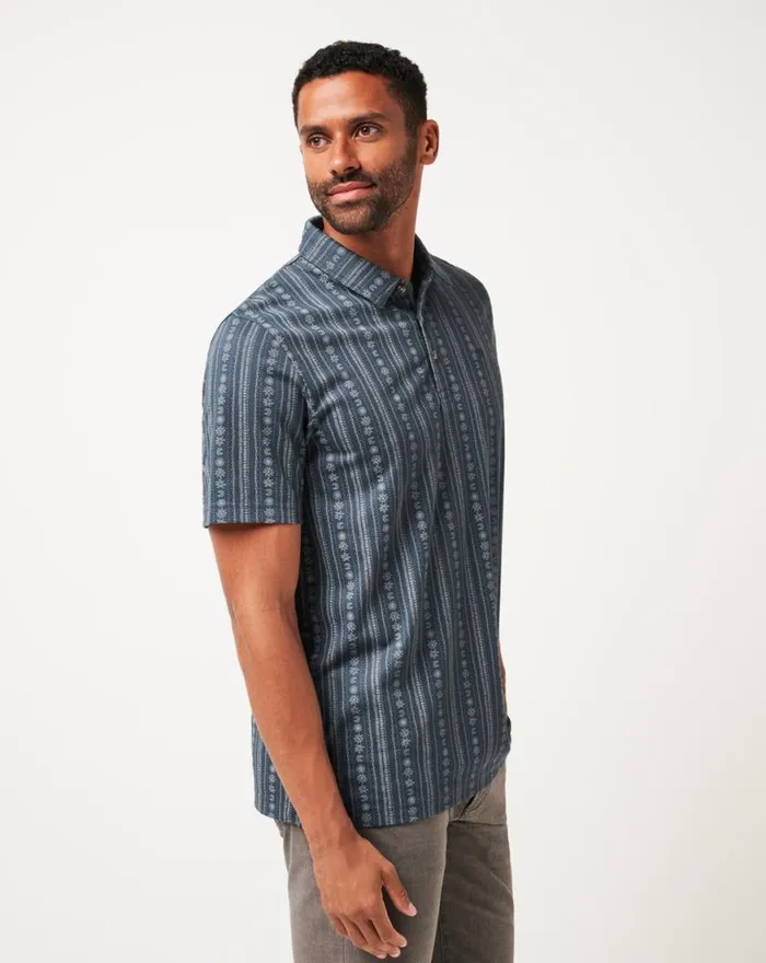 Men LOCAL TREASURE POLO Mood Indigovintage Indigo TravisMathew Polos