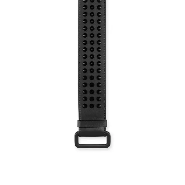 Men Loubi Belt Belt 8211 Calf Leather And Spikes 8211 Black Black Christian Louboutin Belts