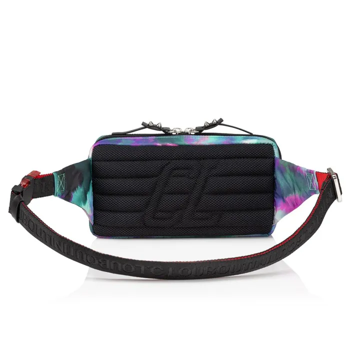 Men Loubideal Belt Bag 8211 Fabric Melancholia Print And Rubber 8211 Multicolore Multicolor Christian Louboutin Crossbody Bags