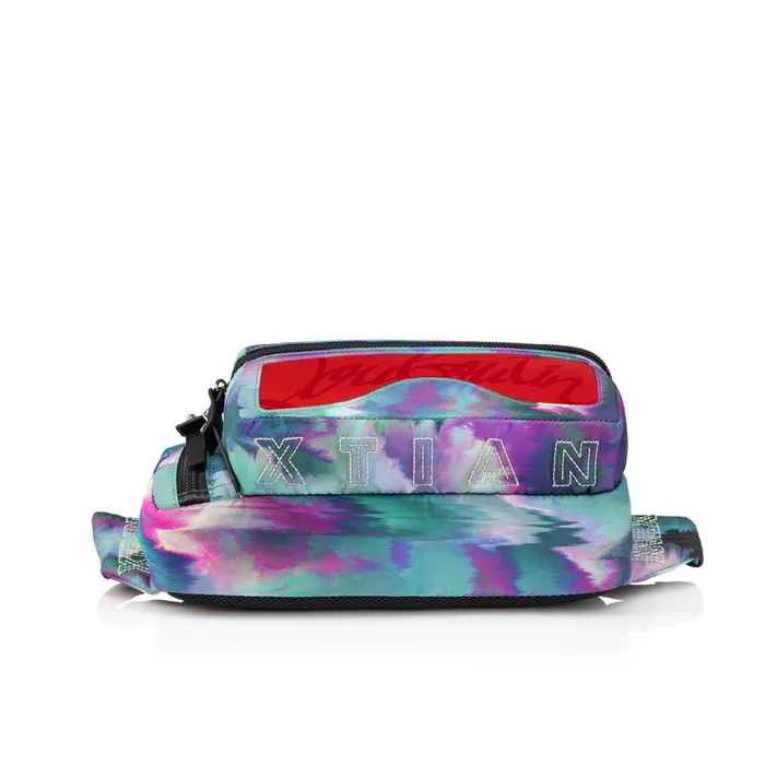 Men Loubideal Belt Bag 8211 Fabric Melancholia Print And Rubber 8211 Multicolore Multicolor Christian Louboutin Crossbody Bags