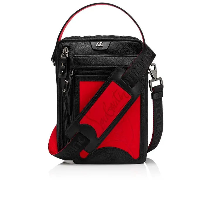 Men Loubideal Reporter Bag 8211 Calf Leather 8211 Loubi Red Christian Louboutin Crossbody Bags Men Loubideal Reporter Bag 8211 Calf Leather 8211 Loubi Red Christian Louboutin Crossbody Bags