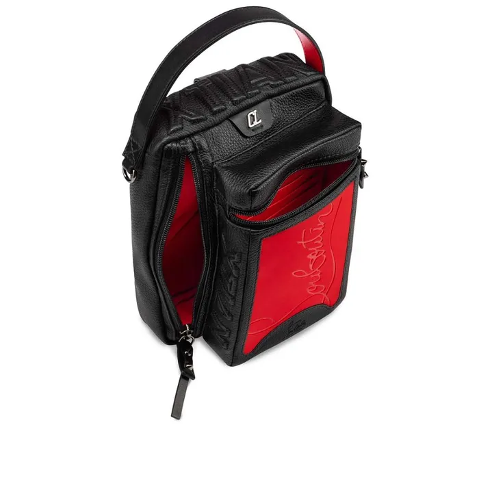Men Loubideal Reporter Bag 8211 Calf Leather 8211 Loubi Red Christian Louboutin Crossbody Bags