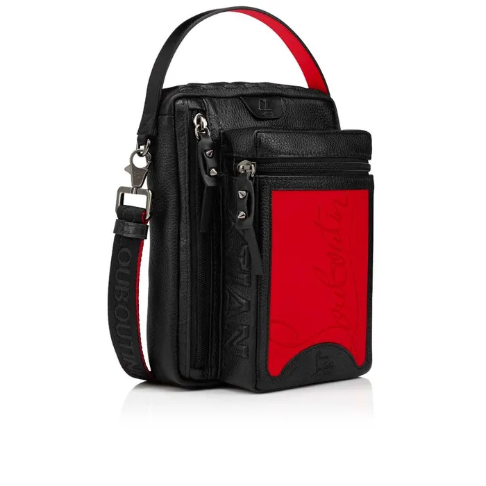 Men Loubideal Reporter Bag 8211 Calf Leather 8211 Loubi Red Christian Louboutin Crossbody Bags