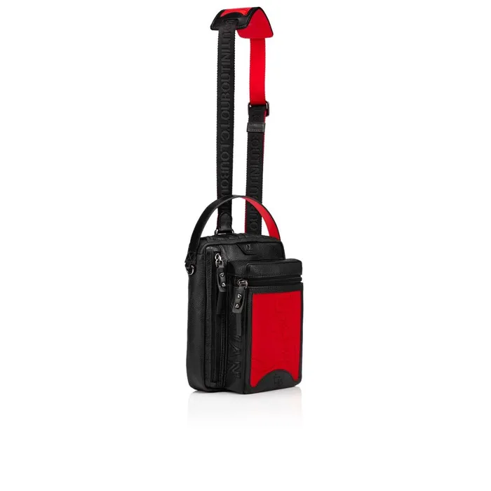Men Loubideal Reporter Bag 8211 Calf Leather 8211 Loubi Red Christian Louboutin Crossbody Bags