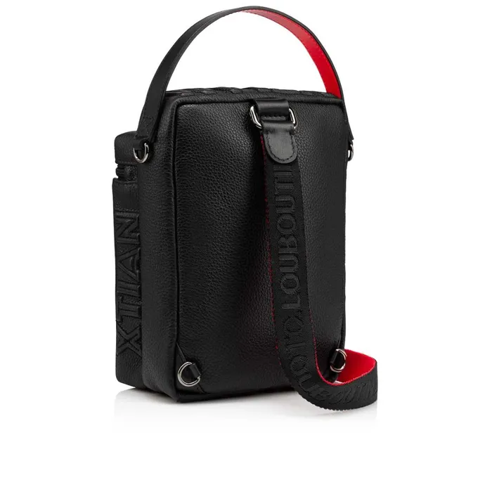 Men Loubideal Reporter Bag 8211 Calf Leather 8211 Loubi Red Christian Louboutin Crossbody Bags