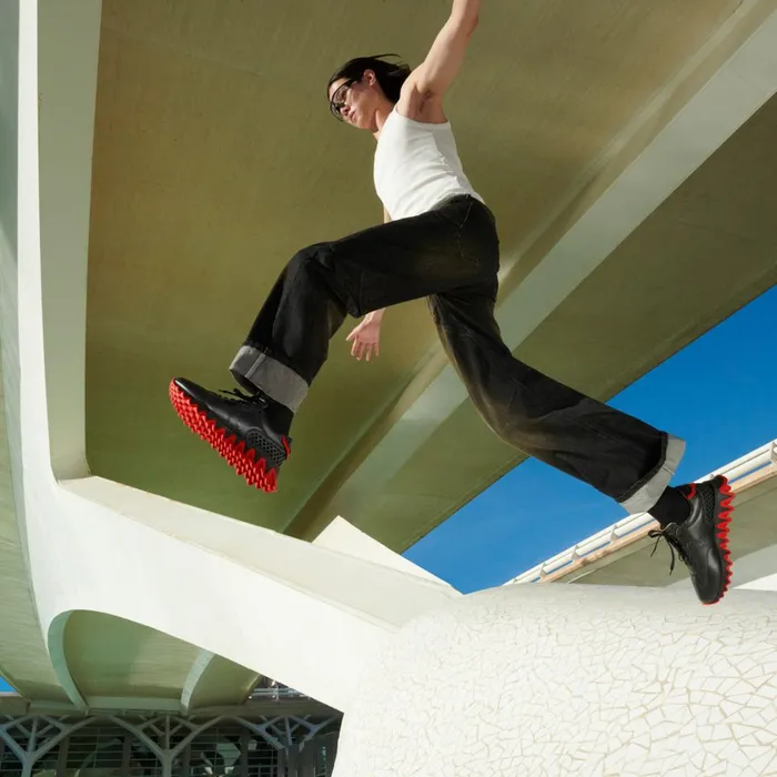 Men Loubishark Sneakers 8211 Calf Leather Suede And Nappa Leather 8211 Black Black Christian Louboutin Low Top Sneakers