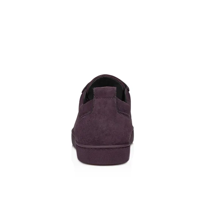 Men Louis Junior Sneakers 8211 Veau Velours 8211 Alcazar Purple Christian Louboutin Low Top Sneakers