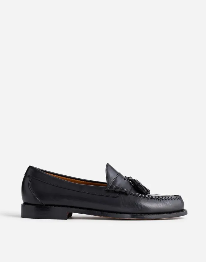 Men Madewell X GHBASS Lennox Weejuns Loafers Black Madewell Dress Shoes and Loafers